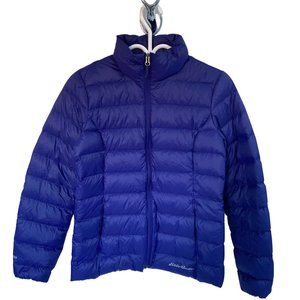 Eddie Bauer Blue Light Down Camping Jacket XS/S